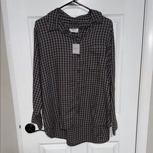American Eagle Outfitters Plaid Button Down
